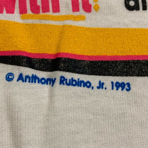 NWOT Vintage ‘93 Happy Birthday Single-Stitch Tee - Picture 3 of 5